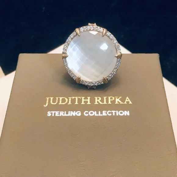 Judith Ripka Eclipse Doublet Ring - Picture 8 of 9